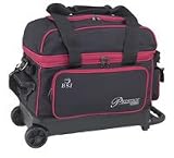 BSI Red/Black 2 Ball Roller Bowling Bag