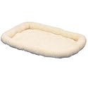Precision Pet SnooZZy Original Fleece Pet Bed, Extra Small 1000, 18" x 14", Cream