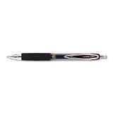 uni ball&Acirc;&reg; 207 Retractable Roller Ball Pen, 0.5mm, Black Ink (SAN61255)