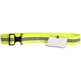Reflex Safety Belt w/ ID Holder-Neon Yellow