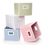 Waffle Storage Cubes - Set of 2 - color: White Waffle