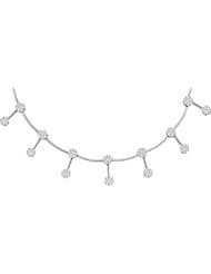 3.00CTW ROUND DIAMOND LADIES FLOWER NECKLACE