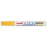 Brand New. uni Paint Marker Bullet Tip Medium Point Px20 Line Width 2.2-2.8mm Yellow Ref 9001926 [Pack 12]