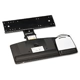 Keyboard/Mouse Tray,Adjust,21-3/4Track,19-1/2x10-5/8,BK, Sold as 1 each