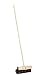 Harris Victory 13-inch PVC Broom with Handle 2 Hole Saddle Stock - Black
