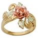 Black Hills Gold Women's Ring with Rose from Coleman - Size 6.5