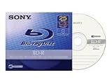 Electronics : Sony BNR25A Blu-Ray Single-Layer Disc 25GB x2 Speed [Single Disc Jewel Cased]