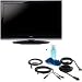 Toshiba 32E200U 32" 1080p Full HD LCD TV, with Basic Accessory Kit (2 HDMI Cables 1 RGB Cable, 1 Audio Cable, Plasma / LCD Clean Kit)
