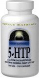 5-HTP 100 mg 120 Caps ( L-5-hydroxytryptophan ) Source Naturals