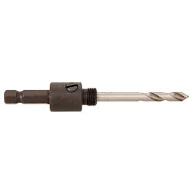 1/2 -20 thd., 1/4 Chuck, Fits 9/16 - 1 3/16 Holesaw, Starrett Holesaw Arbor (1 Each)