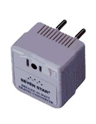 CE: Simran SM-250R Step Down Voltage Converter 50 Watts for Internatonal Travel to 220 Volt Countries with Fuse Protection - Simran