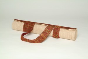 Dali Mama Eco Jute Mat - Red/Gold