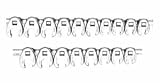 Sunex International 9708 3/8 Drive Fractional  Crows Foot Wrench Set - 8 Pc.