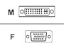 Dvi To 15 Pin D-sub Adapter for