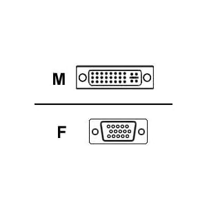 Dvi To 15 Pin D-sub Adapter for