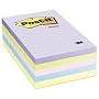 Post-it� Notes, Original Pad, 4 Inches x 6 Inches, Lined, Assorted Pastel Colors, Five Pads per Pack