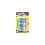 BAZIC Fancy Push-Pop Pencil Eraser with Stamp Top 4 Per Pack ,Purple/Yellow/Pink/Blue