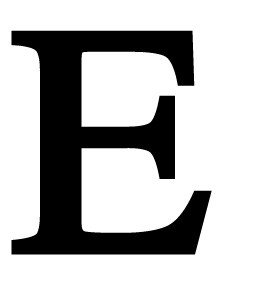 Letter E