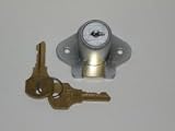 Corbin Cabinet Lock (CCL) 02067-26D-KA Deadbolt Drawer Lock, 7/8 Cylinder Length, Satin Chrome - Keyed Alike