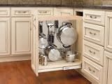Rev-A-Shelf 444-BC-8SS Base Organizer w/Stainless Steel Panel - Wood/Stainless Steel