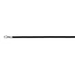 3mm Black Synthetic Velvet Choker 16" With Sterling Silver Clasp
