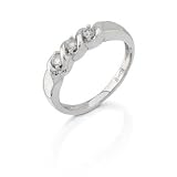 14K White Gold Diamond Band - 0.25 Ct.