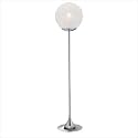 Adesso 3634-22 Frost Floor Lamp, Chrome
