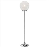 Adesso 3634 22 Frost Floor Lamp Chrome