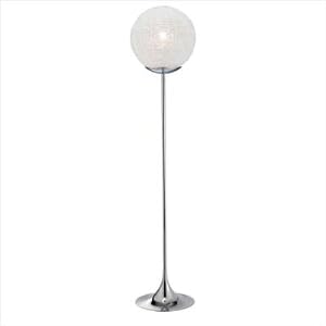 Adesso 3634-22 Frost Floor Lamp, Chrome by Adesso