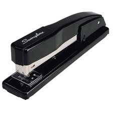 Swingline SWI44401S Desk Stapler- Standard Type- 210 Capacity- Black