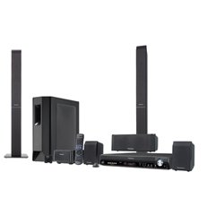 Electronics: Panasonic SC PT953 1100 watt Home Theater System with 5 DVD Changer 2 Tower Speakers, Wireless Rear Speaker