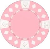 Clay Composite Diamond Suited Poker Chips 25 11.5 gram Pink Poker Chips