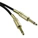 Impact Acoustics Pro-Audio - Audio cable - 22 AWG - phone mono 6.25 mm (M) - phone mono 6.25 mm (M) - 25 ft - shielded foiled twisted pair (SFTP) - black