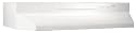 Broan F402411 24-Inch Two-Speed 4-Way Convertible Range Hood, White on White