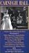 VHS : Carnegie Hall / Edgar G. Ulmer