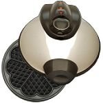 Euro-Cuisine Heart Design 8 Inch Waffle Maker - WM420