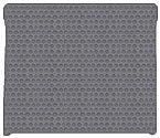 Audi Q7 Custom-Fit All-Weather Rubber Floor Mats Cargo Area - Fits Cargo Area With 3rd Seat Folded Flat - Gray (2007 07 2008 08 2009 09 2010 10 2011 11 2012 12 ) AMS4CUN435162||802K2MD5
