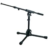 K & M Microphone Stand - very low level w/2 piece boom arm