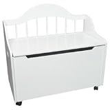 Gift Mark Decan Bench & Toy Chest - White