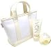 Noa by Cacharel for Women 3 Piece Set Includes: 3.3 oz Eau de Toilette Spray + 3.4 oz Perfumed Stardust Body Lotion + Fabric Tote Handbag