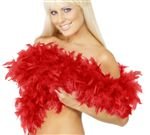 from Fabfancydress RED SEXY 6FT LONG FEATHER BOA