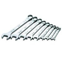 S K Hand Tools (SKT86011) 9 Piece SuperKrome Fractional Combination Wrench Set