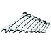 9 Piece SuperKrome Fractional Combination Wrench Set