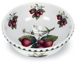 Portmeirion Strawberry Fair Earthenware 7-1/2-Inch Salad Bowl