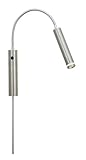 Adesso 3172-22 Eos Wall Lamp, Satin Steel Finish Adesso 3172-22 Eos Wall Lamp, Satin Steel Finish