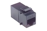 Category 6 Unshielded RJ45 (8x8) Keystone Feed-thru Coupler