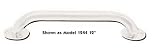 `Grab Bar- Powder Coated 12in 1 steel tubing and 2 1/2 diameter frames * Large 3-hole welded flang