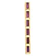 14K Yellow Gold Rhodolite Garnet Pendant