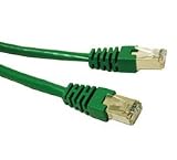 Cables To Go 28716 Shielded Cat5E Molded Patch Cable (150 Feet, Green)