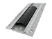 Wall Track 34IN Long Aluminum Silver